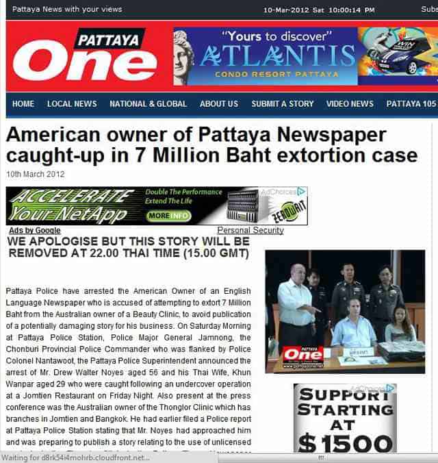 Pattaya Media Mafia Scared People to Silence?